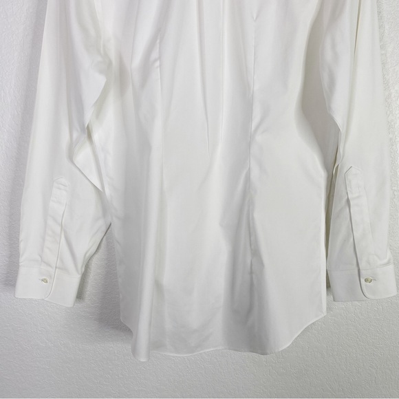 Brooks Brothers Classic White Supima Cotton Button Front Shirt - Picture 7 of 8
